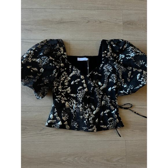 Jonathan Simkhai Taylor Wrap Top - Picture 10 of 11